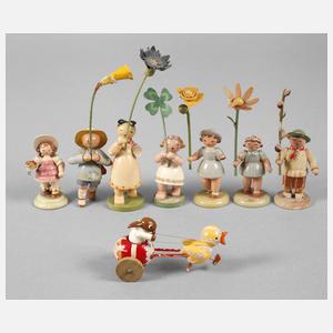 Konvolut Aufstellfiguren Erzgebirge