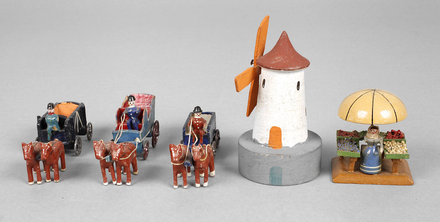 Konvolut Seiffener Spielzeug-Miniaturen