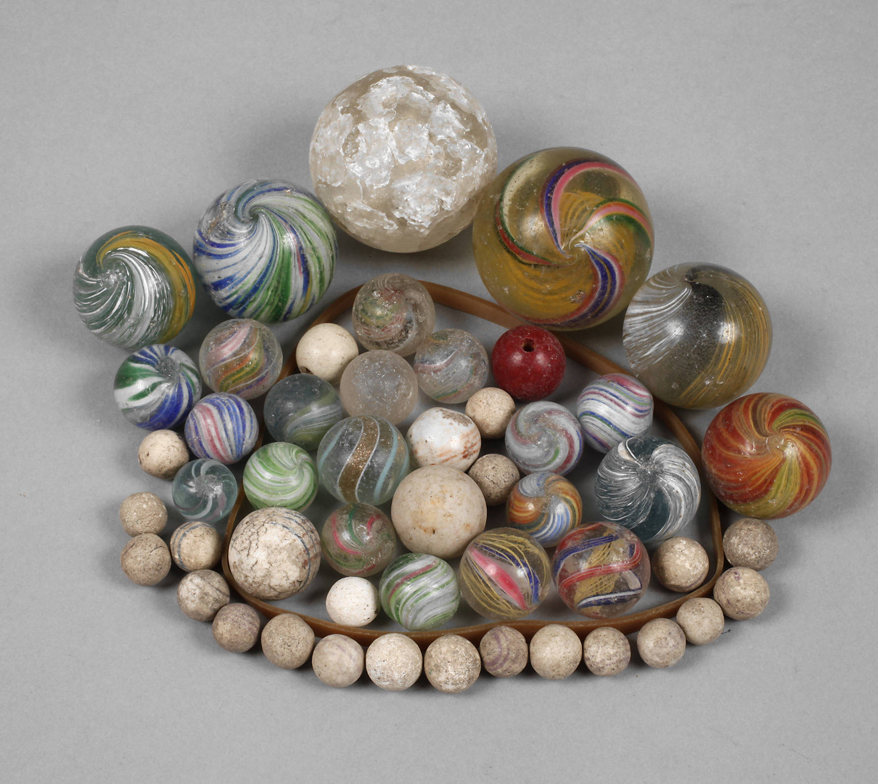 Konvolut Glasmurmeln