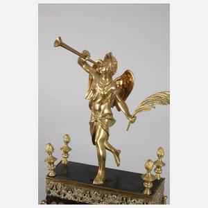 Große Tischuhr in Boulle-Technik