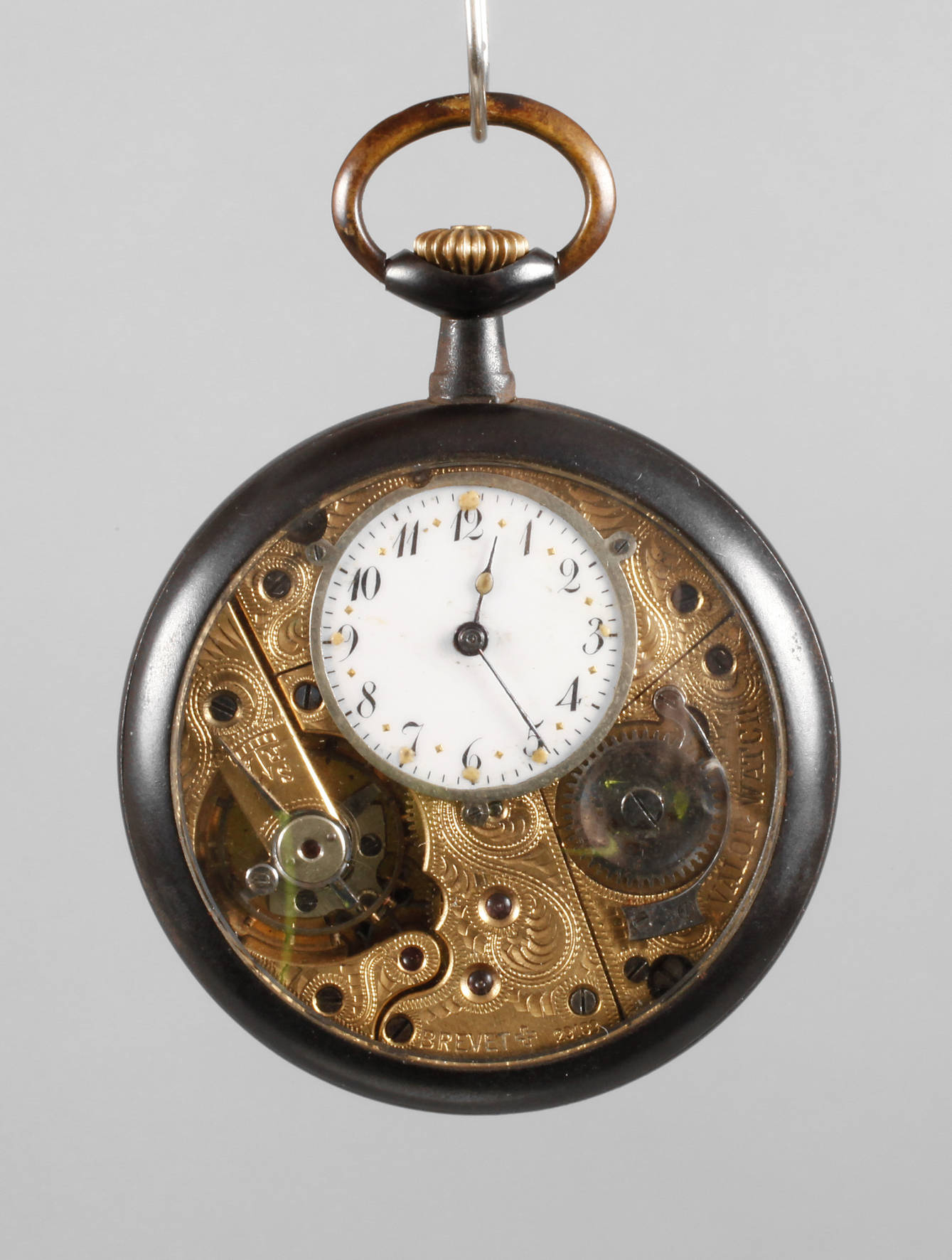 Skelettierte Taschenuhr