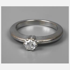 Damenring mit Brillant von ca. 0,25 ct