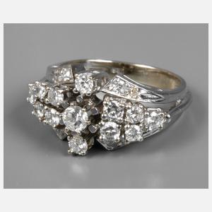 Damenring mit Brillanten von ca. 1,2 ct