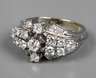 Damenring mit Brillanten von ca. 1,2 ct