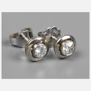 Paar Brillant Ohrstecker