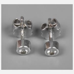 Paar Brillantohrstecker