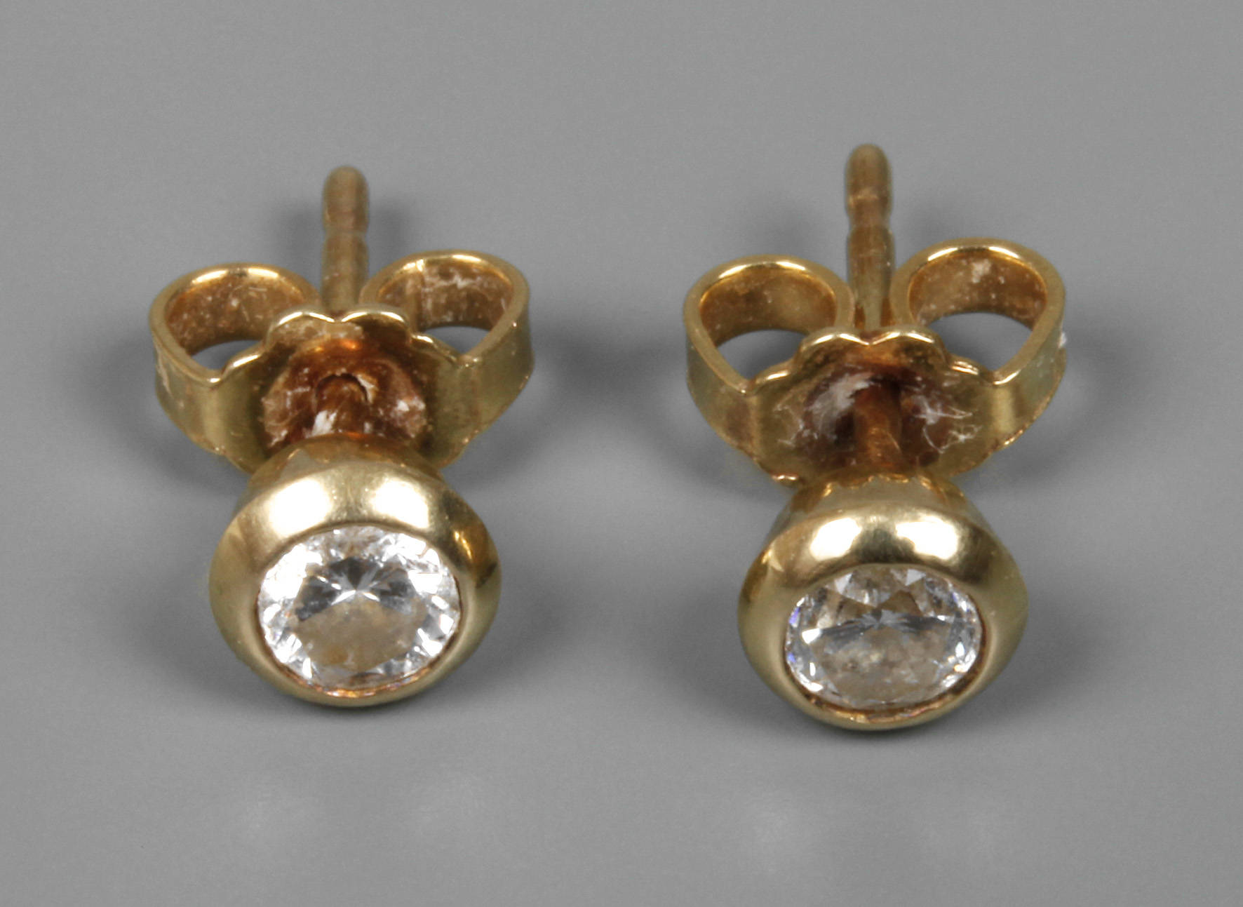 Paar Brillantohrstecker