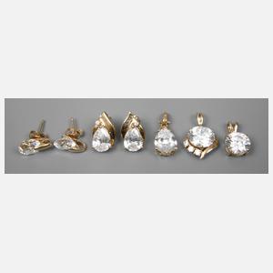 Konvolut Zirkoniaschmuck