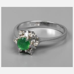 Damenring mit Steinbesatz