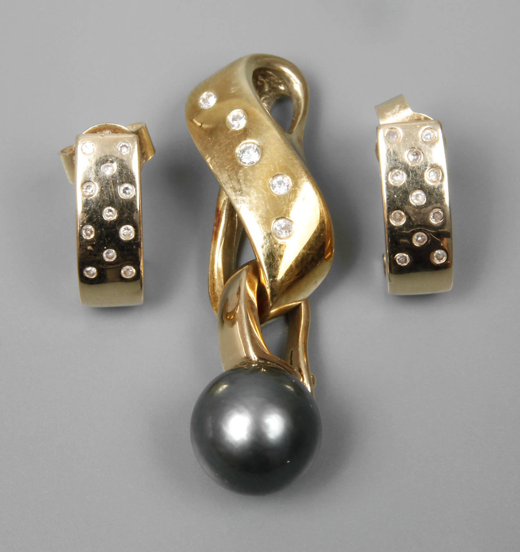 Schmuckset mit Tahitiperle