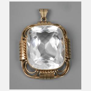 Anhänger mit großem Bergkristall