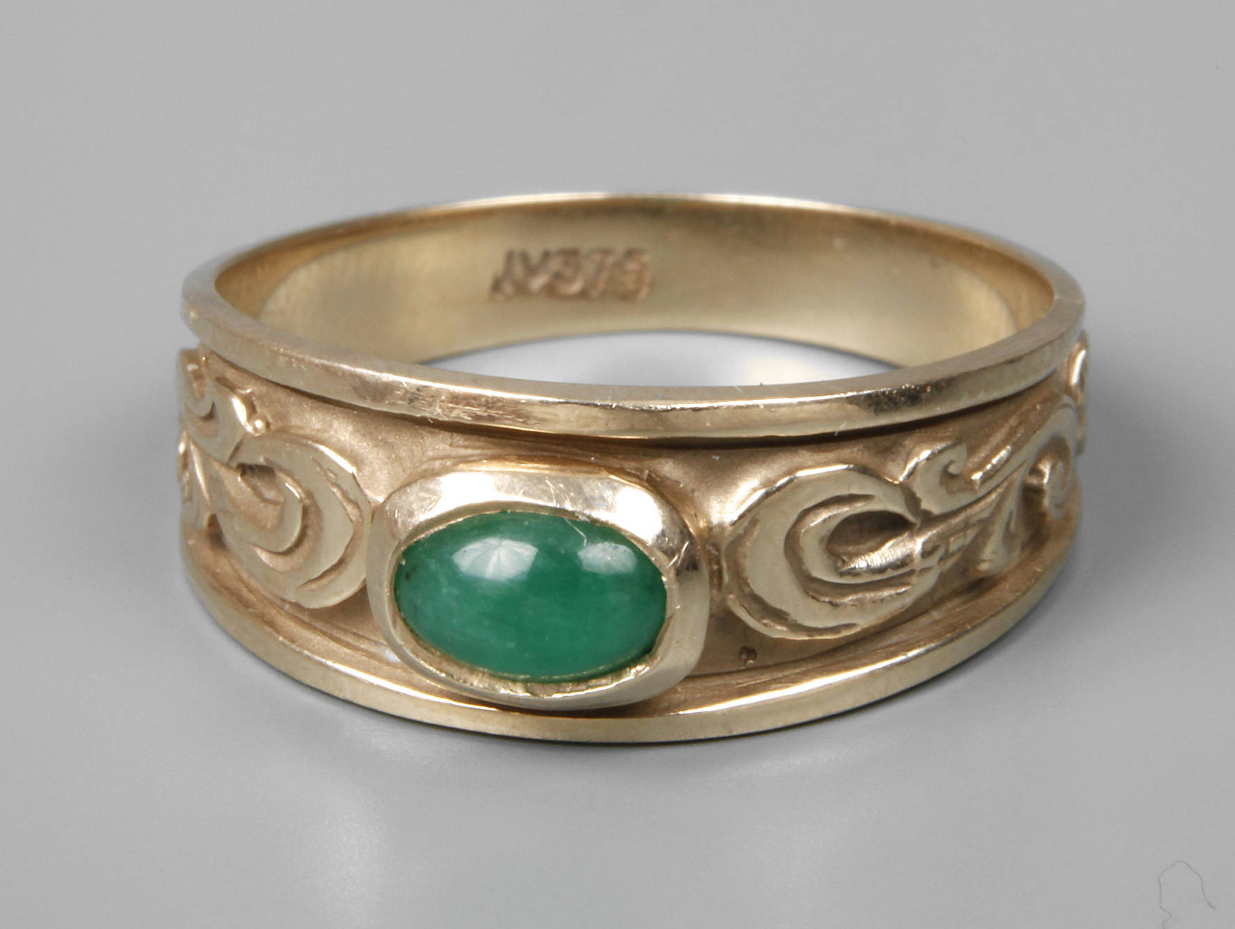 Damenring mit Chrysopras