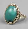 Damenring mit Türkis