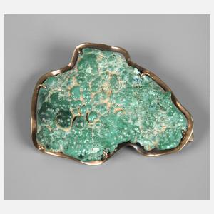 Brosche mit Chrysokoll