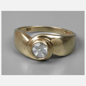 Damenring mit Aquamarin