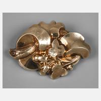 Schaumgold Brosche111