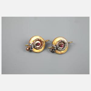 Schmuckset Biedermeier in Etui