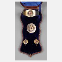 Schmuckset Biedermeier in Etui111