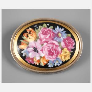 Feine Porzellanbrosche