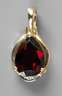 Anhänger mit facettiertem Granat