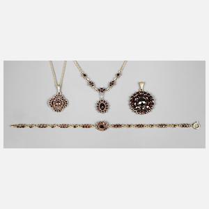 Konvolut Granatschmuck