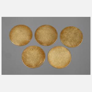 Fünf Goldplatten
