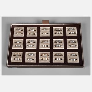 Konvolut Trauringe, teils mit Brillanten