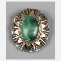 Brosche mit Malachit111