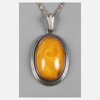 Bernsteinanhänger an Kette111