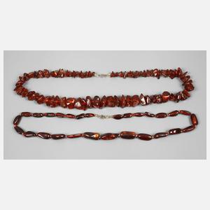 Zwei Bernsteinketten