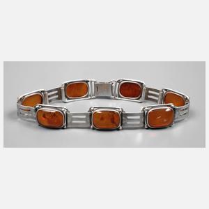 Armband mit Bernsteinen