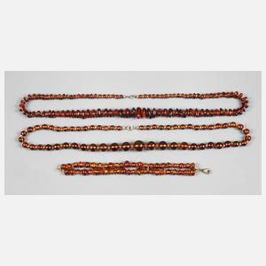 Konvolut Bernsteinschmuck