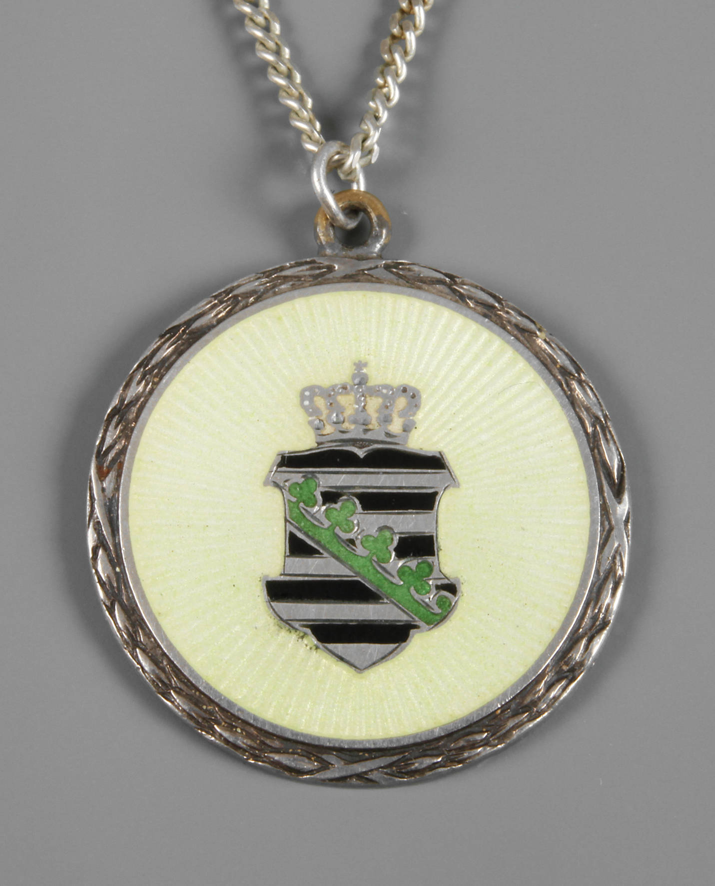 Feiner Emailleanhänger Sachsen