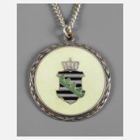 Feiner Emailleanhänger Sachsen111