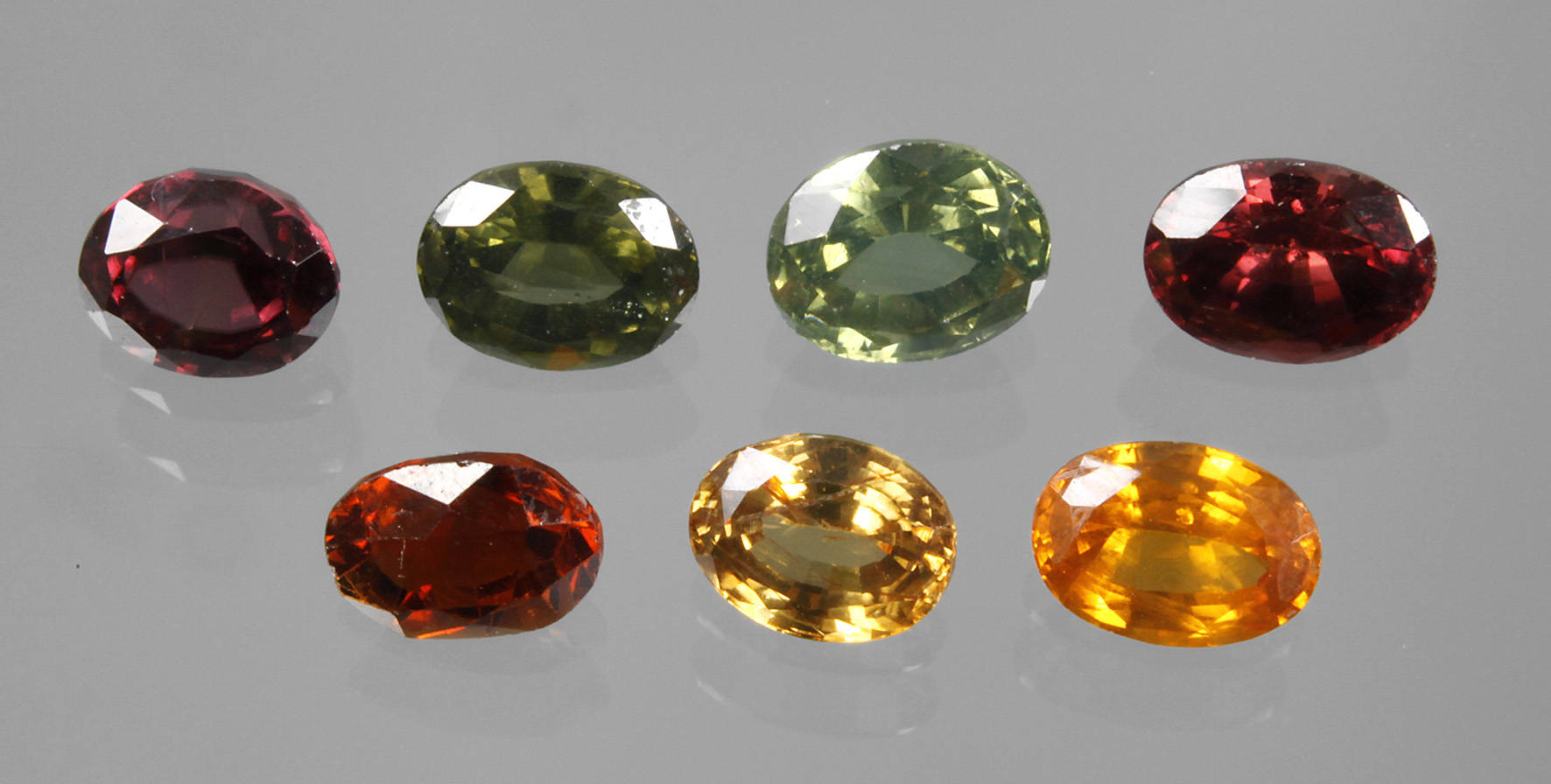 Konvolut facettierte Turmaline