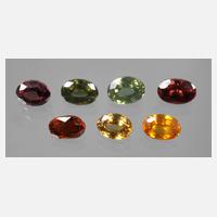 Konvolut facettierte Turmaline111