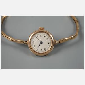Damenarmbanduhr Gold