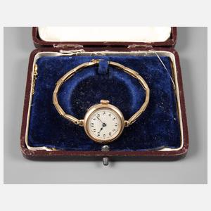 Damenarmbanduhr Gold