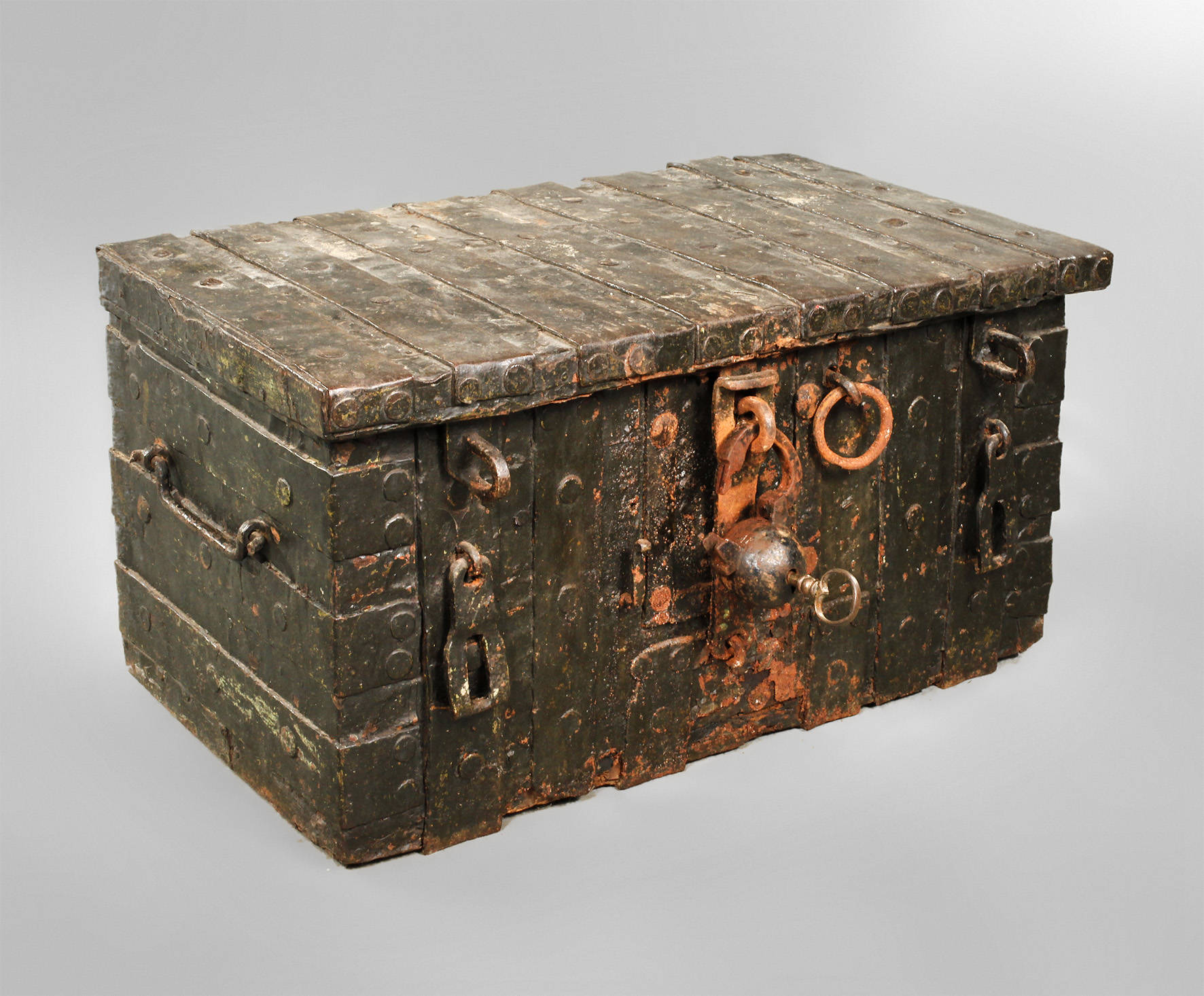 Eisenkassette Barock