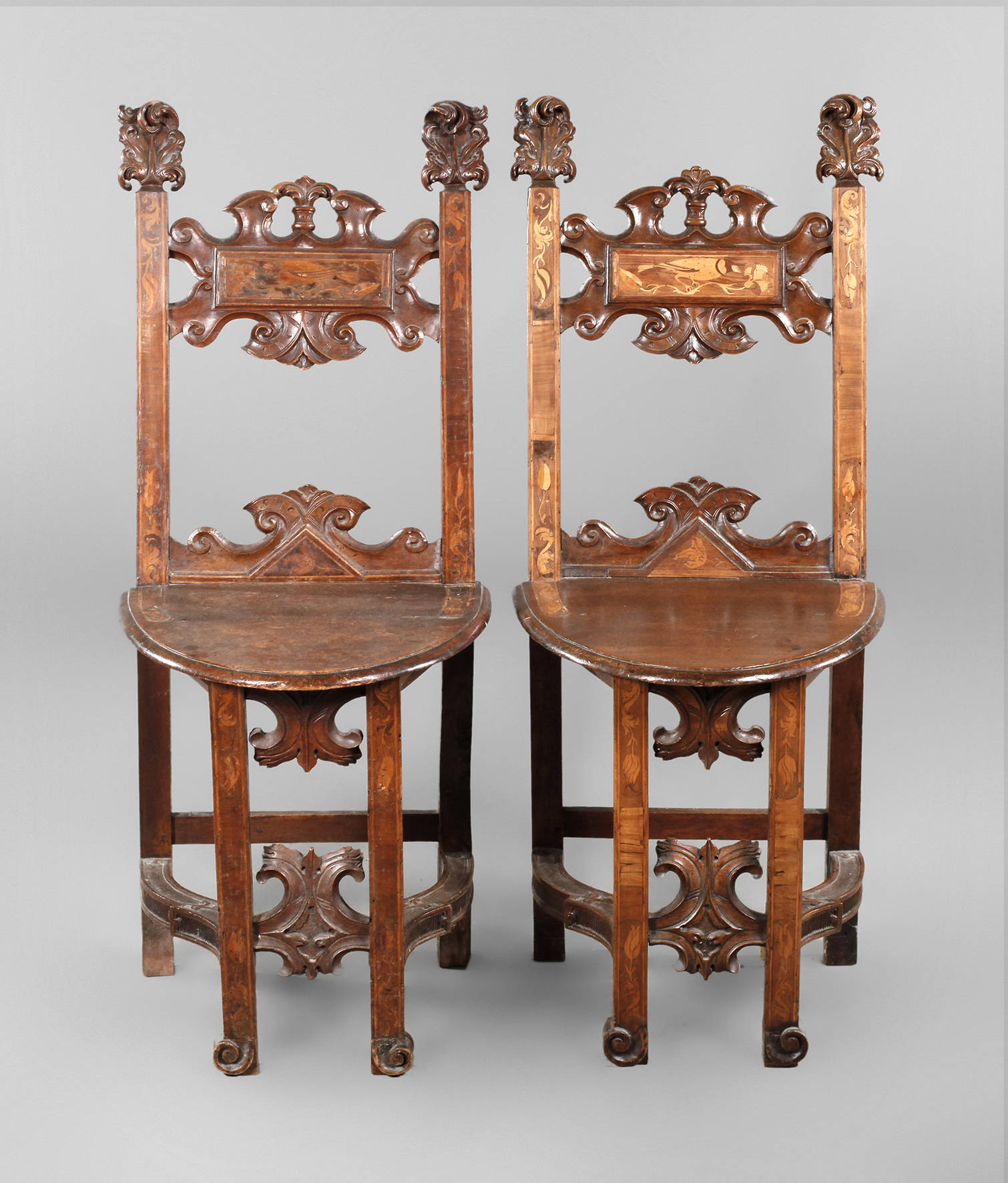 Paar barocke Stühle
