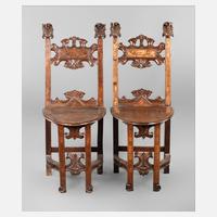 Paar barocke Stühle111