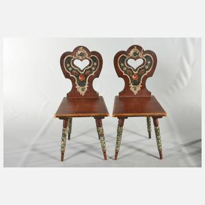 Bauerntisch und vier Stühle