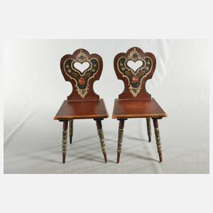 Bauerntisch und vier Stühle