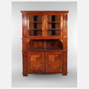 Biedermeier-Eckschrank