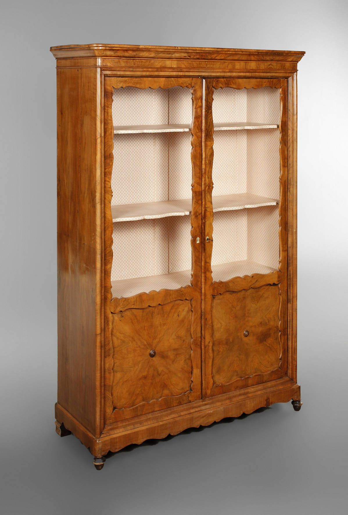 Vitrinenschrank Spätbiedermeier