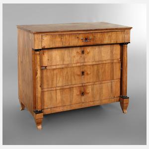 Biedermeiersäulenkommode