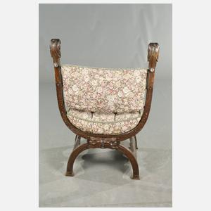 Scherensessel Neorenaissance