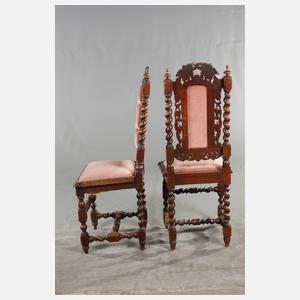 Sechs Stühle Neobarock