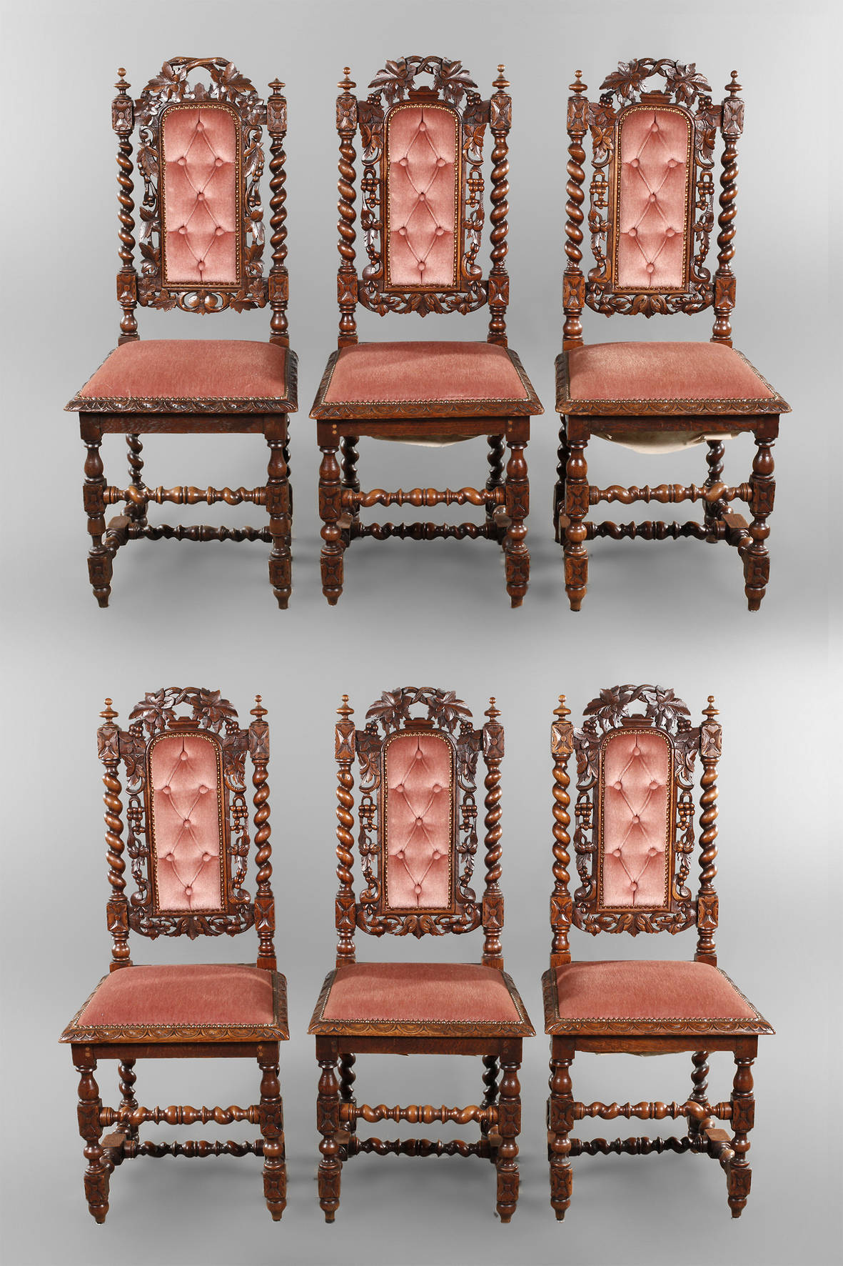 Sechs Stühle Neobarock