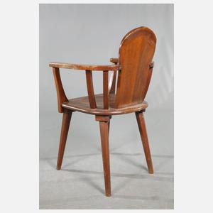 Paar Armlehnstühle Studentika